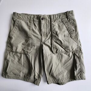 Eddie Bauer Shorts Mens 38 Utility Cargo Khaki 100% Cotton Casual Everyday 2011